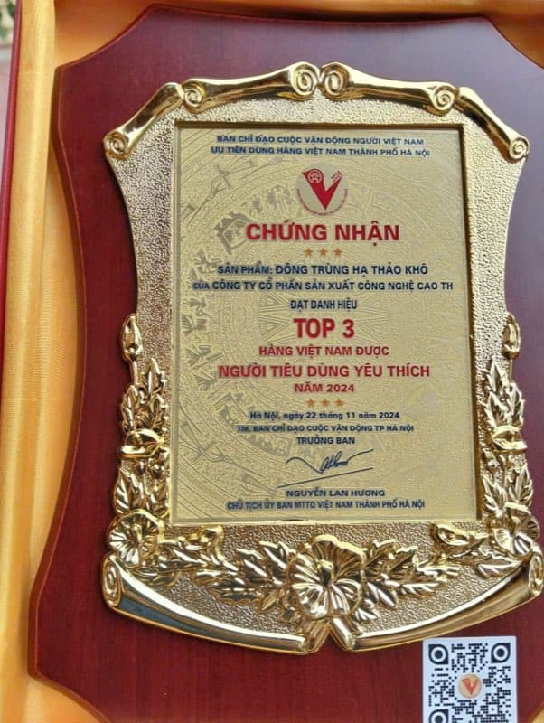 Chứng nhận chất lượng TPBVSK Công Nghệ Cao TH — minh bạch pháp lý