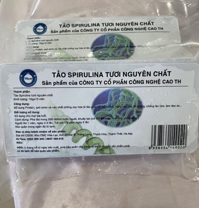 Tảo tươi nguyên chất đóng khay 100g